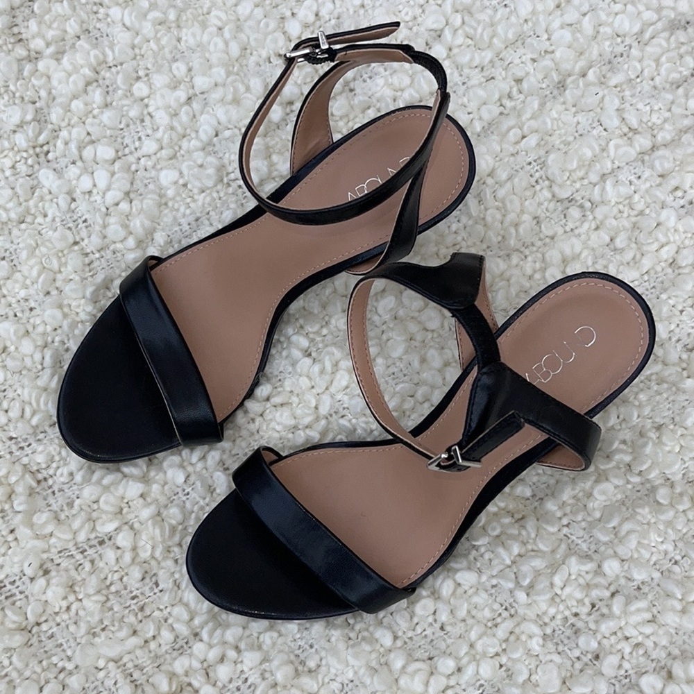 Abound Black Heels Size 9